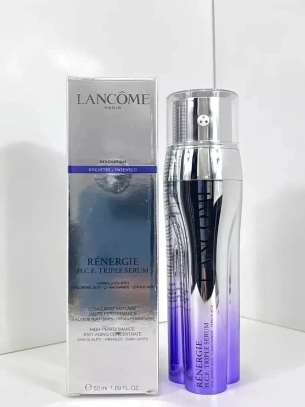 Lancome Renergie HCF Triple Serum 1.7oz 50mL Anti Aging Firming NEW